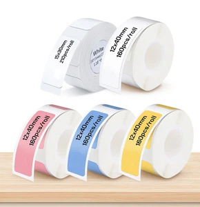 Label Sticker Paper for Phomemo D30 / Pristar P15 / Marklife P12 Thermal Printer