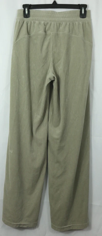 Lululemon Scuba Mid-Rise Wide-Leg Pant Velvet Cord Size 4 Tan Cream LW5FRES - Image 1 of 4