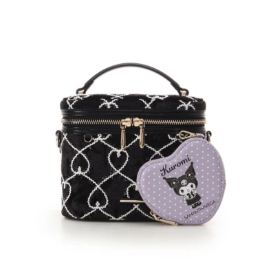 SAMANTHA VEGA Kuromi Anniversary Collection Vanity Bag Black w/Pouch New - Image 1 of 4