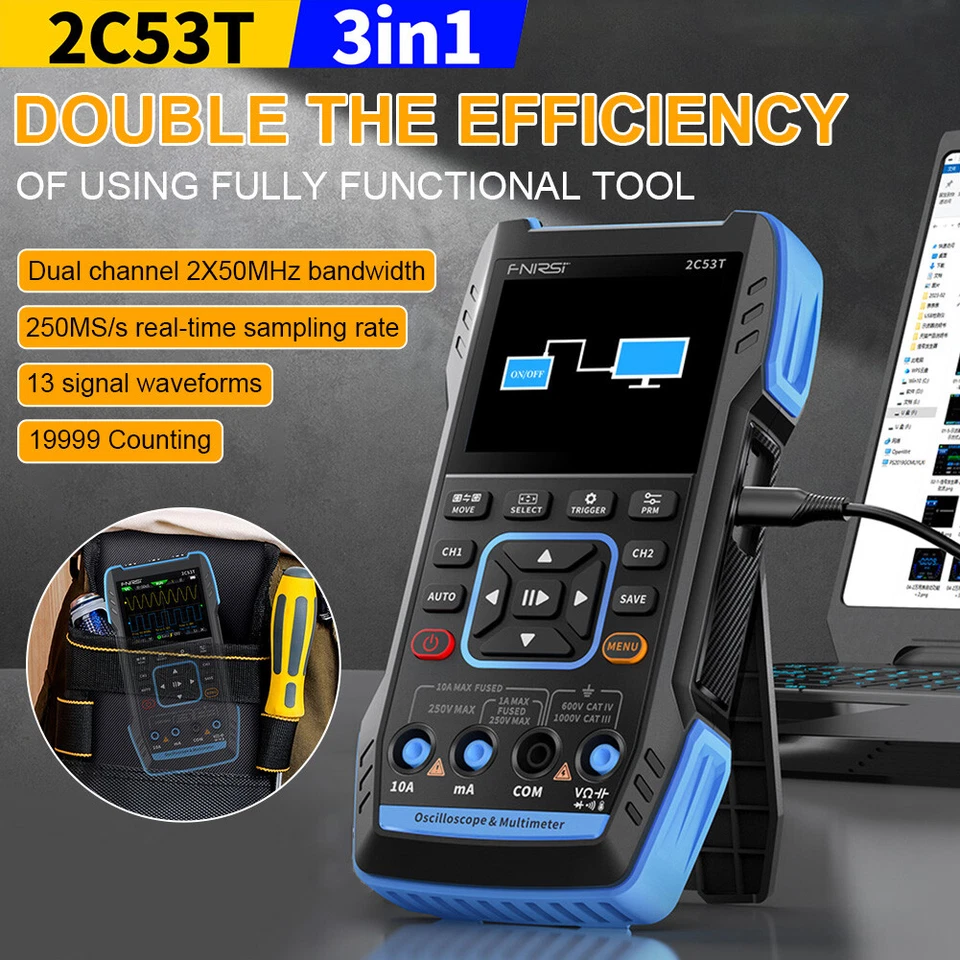 Digital Signal Generator Upgrade Oscilloscope Multimeter 50MHz Bandwidth 250Ms/S - Image 1 of 4