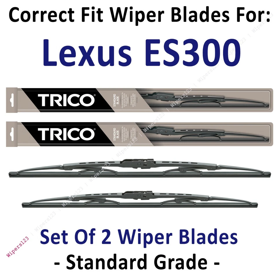 Paquete de 2 escobillas limpiaparabrisas estándar - aptas para Lexus ES300 1997-2001 - 30221/180 Foto 1 de 1