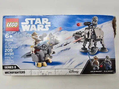 LEGO Star Wars: AT-AT vs Tauntaun Microfighters 75298 - Nuevo en caja dañada Foto 1 de 4