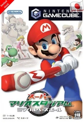 Super Mario Stadium Miracle Baseball GC Nintendo Nintendo Gamecube From Japan - Image 1 of 3
