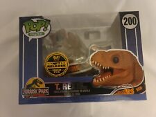 Funko POP! Digital #200 Jurassic Park Trex With Banner, Protector Shipped, WOW!