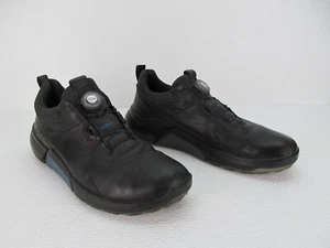 ECCO Men's Biom Golf Gore-Tex BOA Shoe Extra Width Black Leather Size 11 - Picture 1 of 12