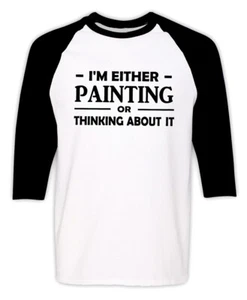 Funny Painting T-shirt Painter Artist Drawing Lover Birthday Christmas Gift Tee - Picture 1 of 2