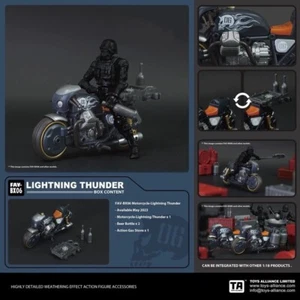 Figura de acción escala 1/18 Acid Rain World FAV-BX06 MOTOCICLETA - Lightning Thunder - Imagen 1 de 6