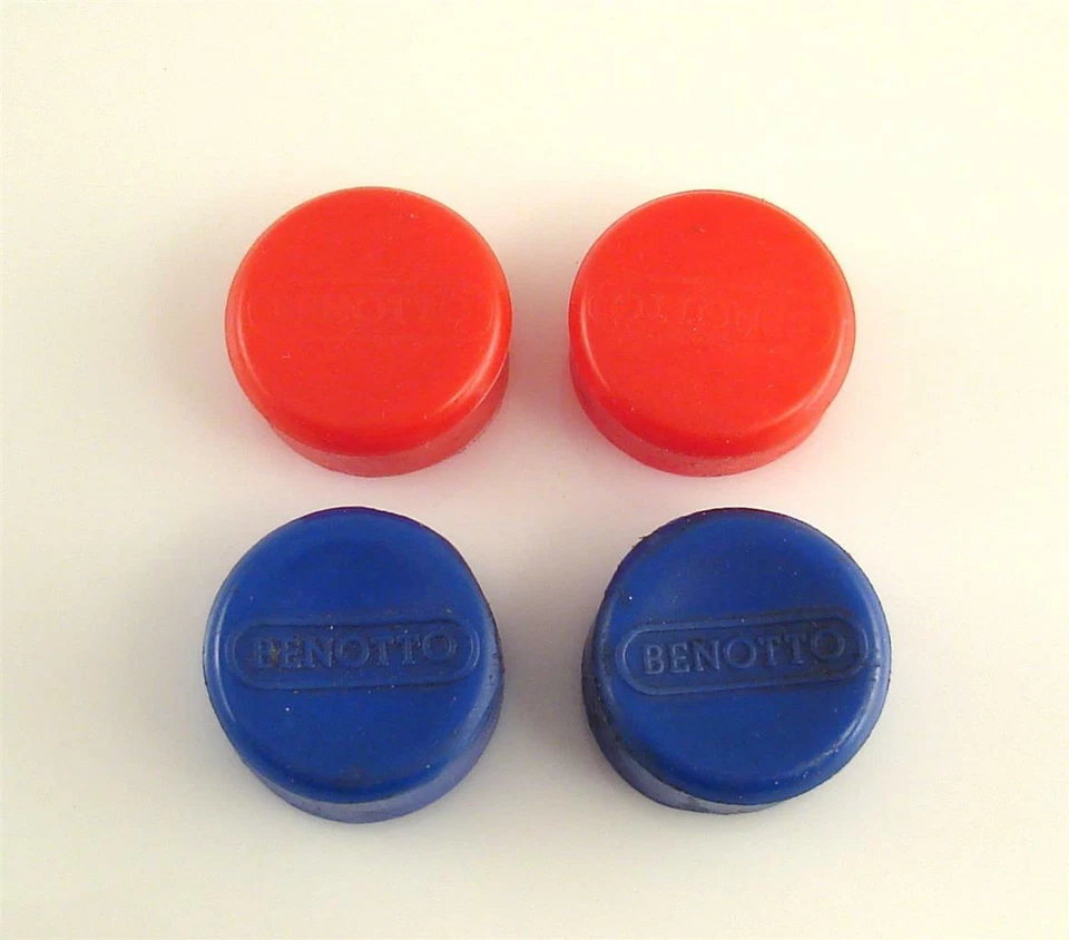Original 2 pairs of BENOTTO Handlebar End Plugs plastic 1980s 70s (D) - Image 1 of 1