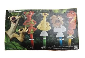 General Mills 2009 Ice Age 3 Dawn of Dinosaurs Pencil Toppers - Picture 1 of 12