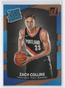 2017-18 Donruss Rated Rookies #191 - Zach Collins - Portland Trail Blazers - Picture 1 of 1