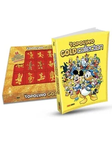 WALT DISNEY COFANETTO TOPOLINO GOLD COLLECTION 11 STATUE DORATE + VOLUME PANINI - Foto 1 di 3