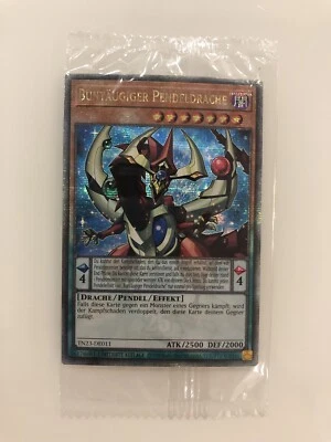 Yugioh Buntäugiger Pendeldrache Quarter Century Secret Rare TN23-DE011 - Bild 1 von 3