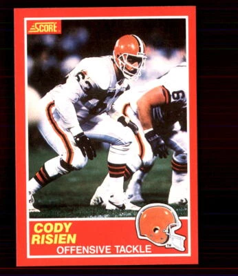 1989 Score #164 Cody Risien Cleveland Browns - Image 1 of 2