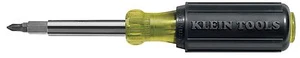 Klein Tools 32477 Multi-Bit Screwdriver / Nut Driver, 10-in-1, Phillips, Slotted - Picture 1 of 3