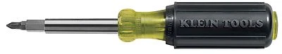 Klein Tools 32477 Multi-Bit Screwdriver / Nut Driver, 10-in-1, Phillips, Slotted - Image 1 of 3