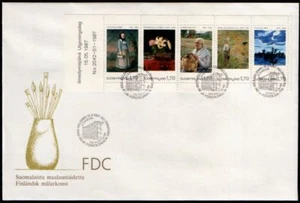 Finland FDC 1987,  Ateneum, Art Museum, Paintings, Mint - Picture 1 of 1