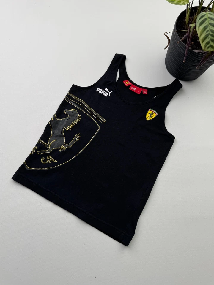 Camiseta sin mangas Puma Ferrari vintage para mujer talla XS Foto 1 de 4