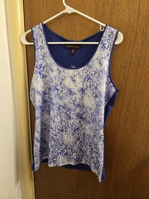 Camiseta sin mangas Dana Buchman para mujer mediana M lentejuelas delantera nueva parcial etiqueta nueva Foto 1 de 4