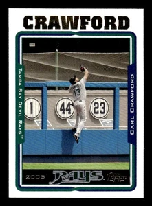 2005 Topps #42 Carl Crawford - Foto 1 di 2