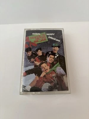 New Kids On The Block NKOTB Merry Merry Christmas Holiday Album Cassette Tape Foto 1 de 3