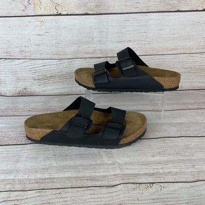 Sandalias Birkenstock Arizona para hombre talla EU 43 US 10 regulares negras Foto 1 de 4