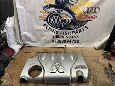 Cubierta de motor Mitsubishi Colt Ralliart CZT CZC 1.5T usada plateada - Imagen 1 de 4