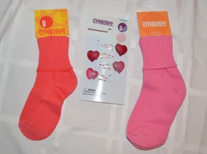 Gymboree SWEETHEART SUGAR COOKIE Hair Clips & 2 Pr Socks Sz Small NWT - Picture 1 of 4