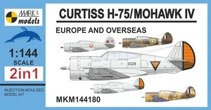 1/144 WW2 Fighter: Curtiss H-751/H-75A-7/Mohawk IV [4 Options] #144180 : MARK1 - Bild 1 von 8