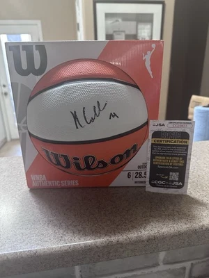 Napheesa Collier Signed WNBA Basketball Minnesota Lynx MVP JSA COA WNBA ASG - Image 1 of 2