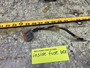 11-14 EDGE Inside Fuse Box Block Gray/orange Wiring Connector - Foto 1 di 15