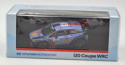 DIE CAST 1/43 " HYUNDAI I20 COUPE WRC TOUR DE CORSE WINNER T. NEUVILLE 2017 " - Immagine 1 di 2