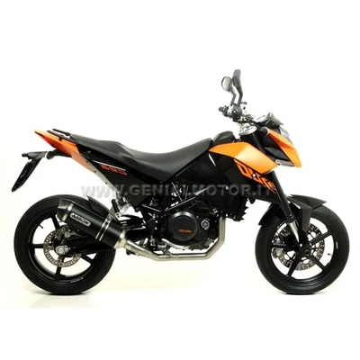 Silenciador de escape Arrow Race tech AKN aluminio negro Ktm Duke 690 2008 > 2015 Foto 1 de 3