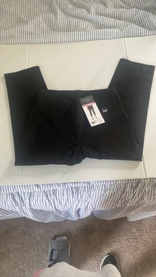 Pantalones capri negros elásticos cómodos para mujer RAFAELLA NUEVOS CON ETIQUETAS talla 6  Foto 1 de 4