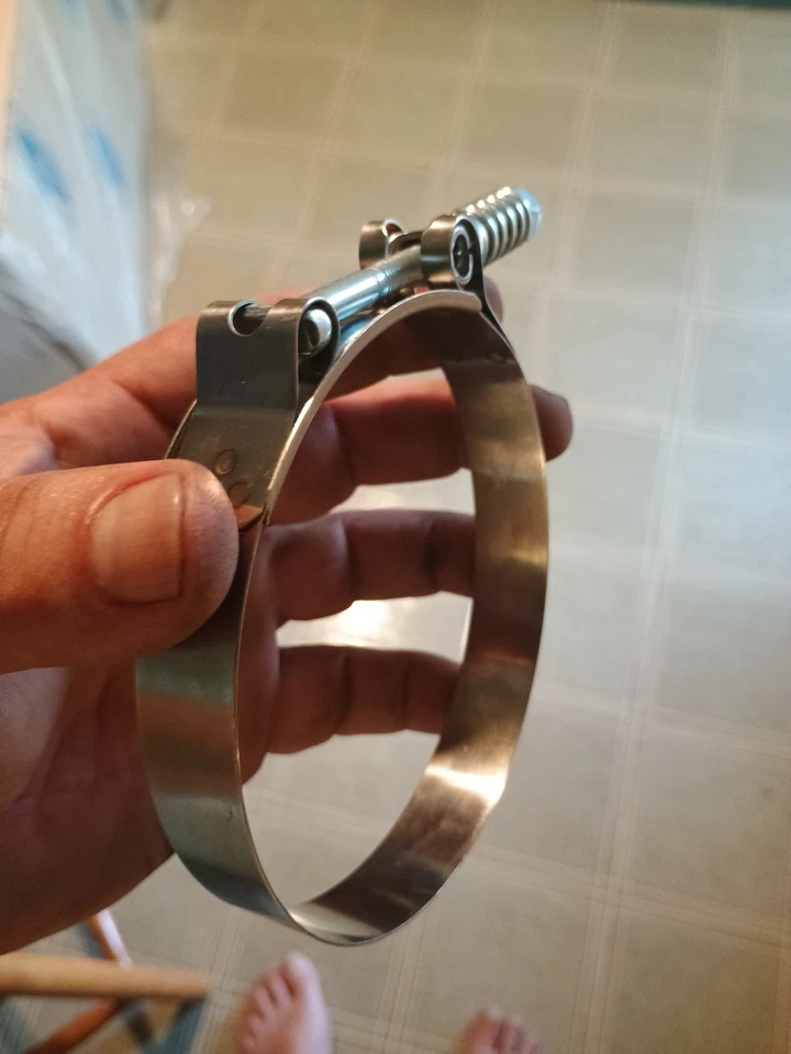 Abrazadera de banda en V para turbocompresor CRP EXC0035 Foto 1 de 2