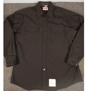 Davis Workwear Hemd Wolle 17/35 XL Knopfleiste Taschen Uniform Arbeit - Bild 1 von 14