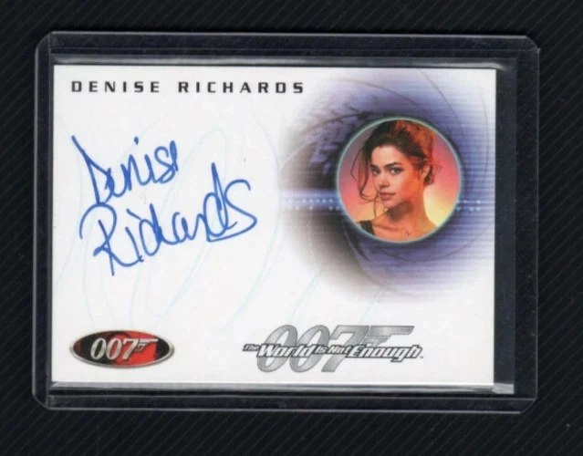 James Bond In Motion Autograph Auto Card A69 Denise Richards Dr Christmas Jones - Image 1 of 4