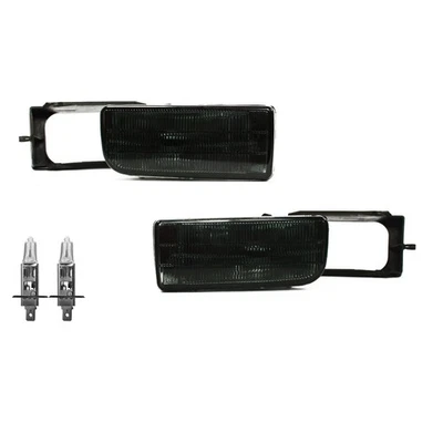 Pour BMW Série 3 E36 Clignotants Répétiteurs Pare-Choc Avant Noir Fumé 1990-1999 - Bild 1 von 4