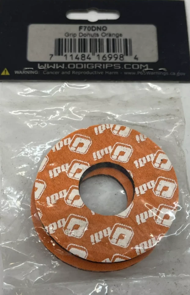 PACOTE DE DONUTS DE ADERÊNCIA ODI F70DNO - Laranja - Quantidade 2 - Imagem 1 de 4