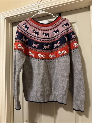 Suéter de Navidad! Multicolor con perros pequeños talla mediana Foto 1 de 4