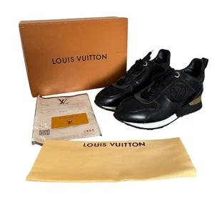 Louis Vuitton Christian Negro Zapatillas ~ Talla 38 UK 5 ~ En Caja con Bolsa para el Polvo - Imagen 1 de 14