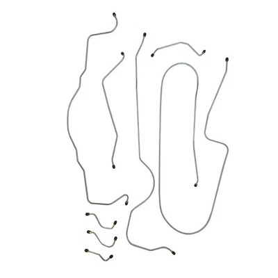 Cadillac Serie 62 1956 Juego completo de líneas de freno eléctrico kit tubos acero inoxidable Foto 1 de 4