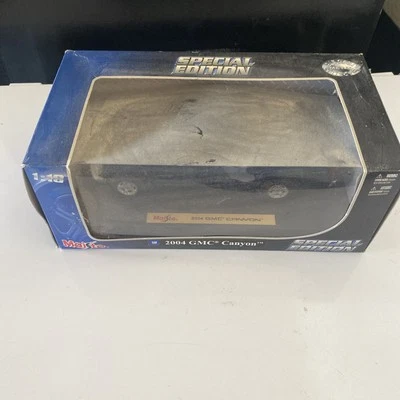 2004 Blue GMC Canyon Pickup Special Edition Maisto 1:18 Scale Brand NIB - Image 1 of 4