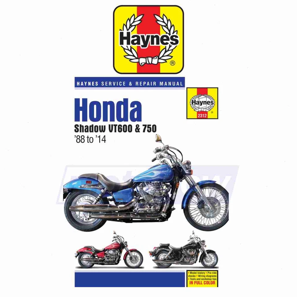 Haynes Repair Manual for 1998-2003 Honda VT750C CD Shadow ACE - Manuals pb - Изображение 1 из 4