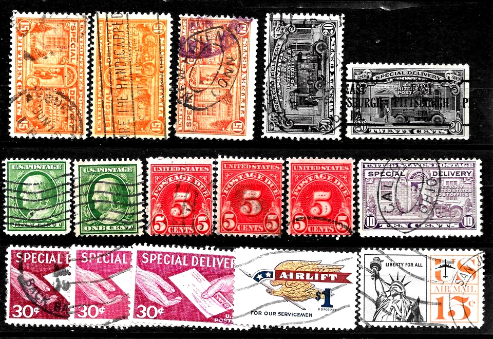 USA Special delivery.Revenue,.e.t.c. Stamps Collection  USED VF - Image 1 of 1