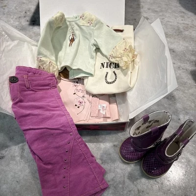 Muñeca American Girl GOTY Nicki's Ranch Traje Para Muñecas RETIRADO Nuevo En Caja Foto 1 de 4