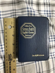 COLLINS GEM German-English Dictionary 1979 Language GERMANY Travel Pocket-Size - Picture 1 of 4