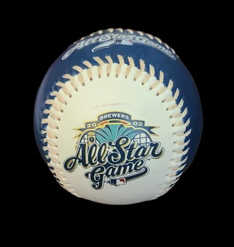 2002 Milwaukee Brewers All Star Souvenir Baseball Fotoball Limited Edition Cover