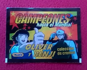 SOBRE DE CROMOS 2001 SIN ABRIR CERRADO CAMPEONES HACIA EL MUNDIAL OLIVER Y BENJI - Imagen 1 de 3
