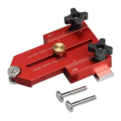 Seghetto da Tavolo Taglio Plancia Posizionatore Piastra Sottile Guida Misurazione Taglio Fogli - Immagine 1 di 4