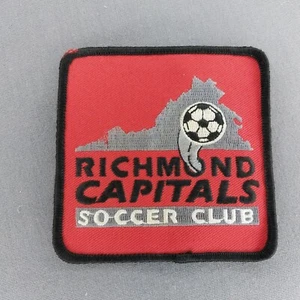 Richmond Capitals Soccer Club VA Virginia 3.5" Square Patch - Picture 1 of 2